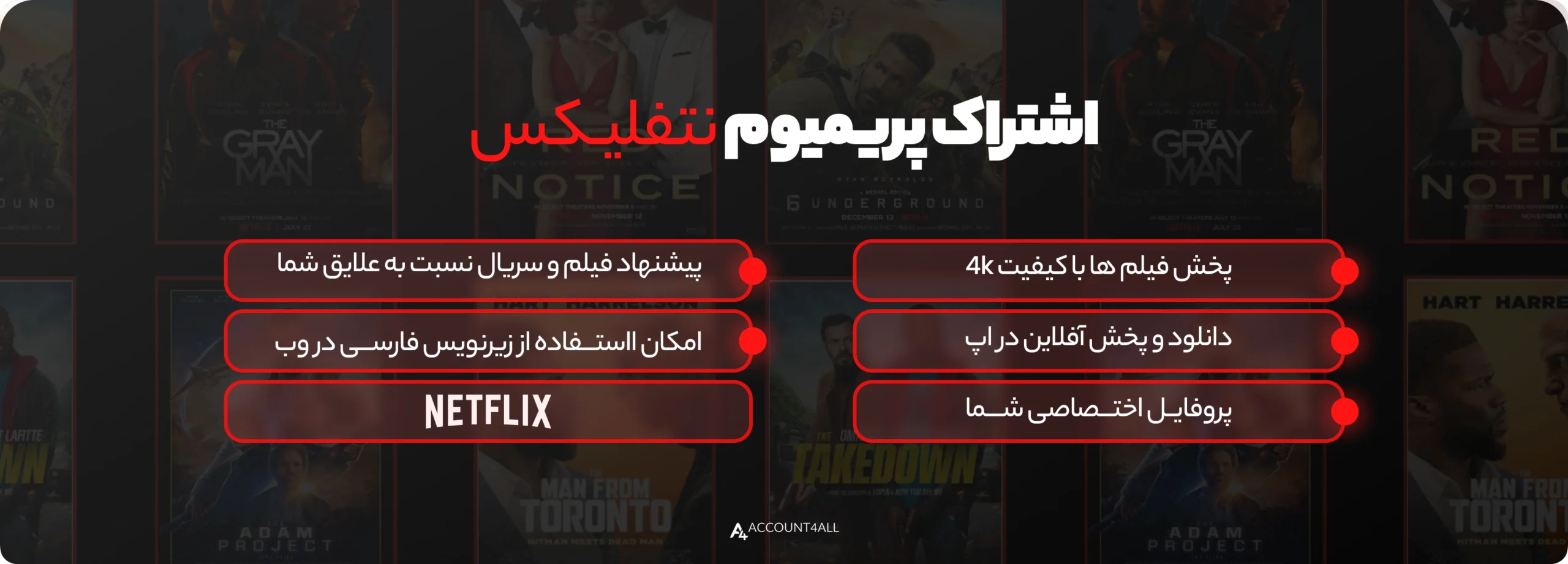 خرید اکانت نتفلیکس