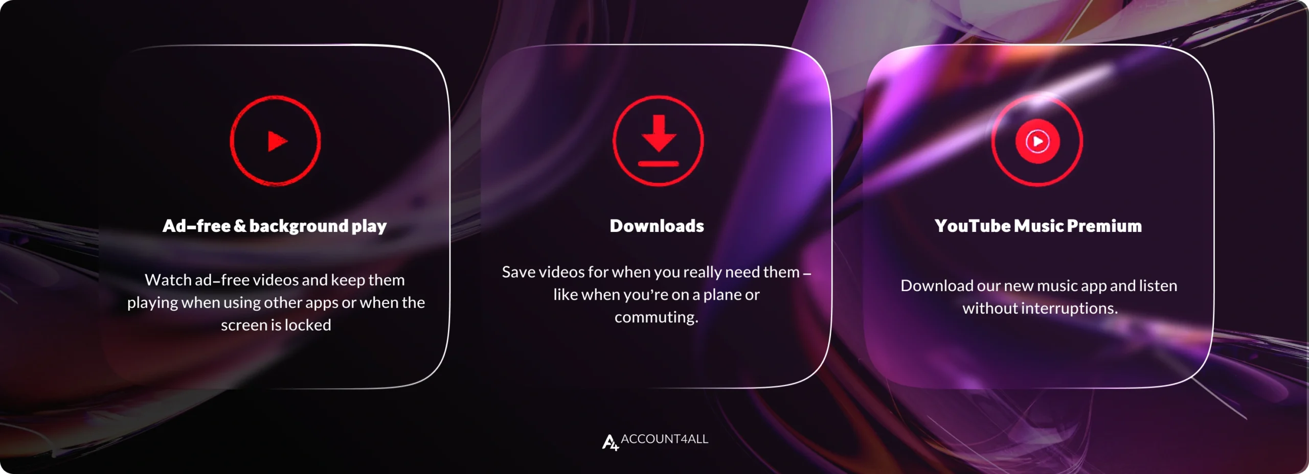 امکانات اشتراک پولی یوتیوب