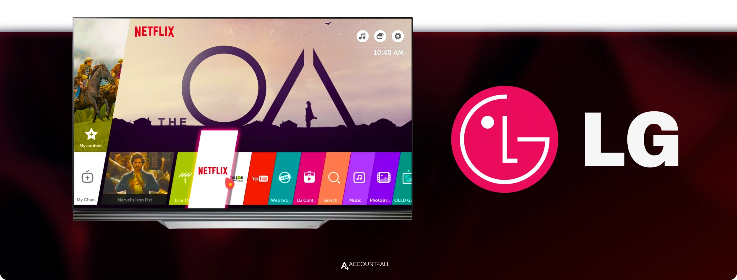 نصب و ورود به نتفلیکس روی تلویزیون ال جی