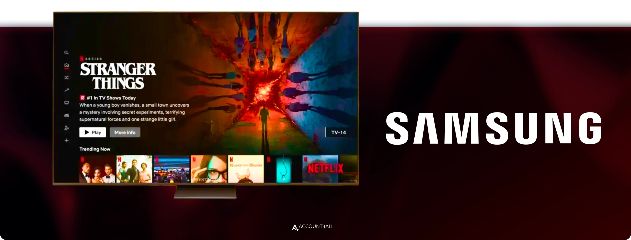 نصب نتفلیکس و ورود روی تلویزیونهای سامسونگ