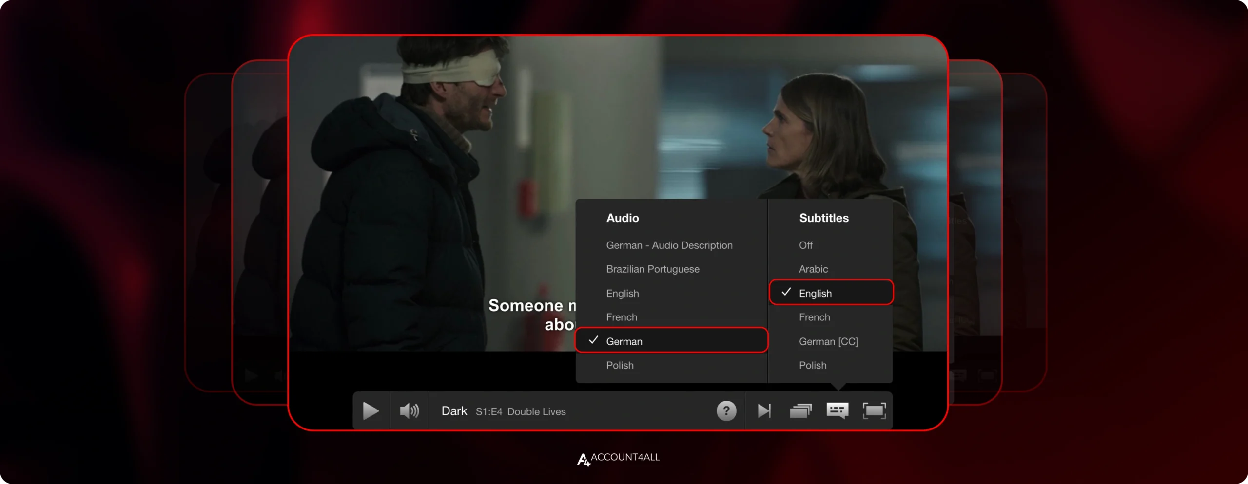 تنظیم زیرنویس فارسی نتفلیکس روی تلویزیون