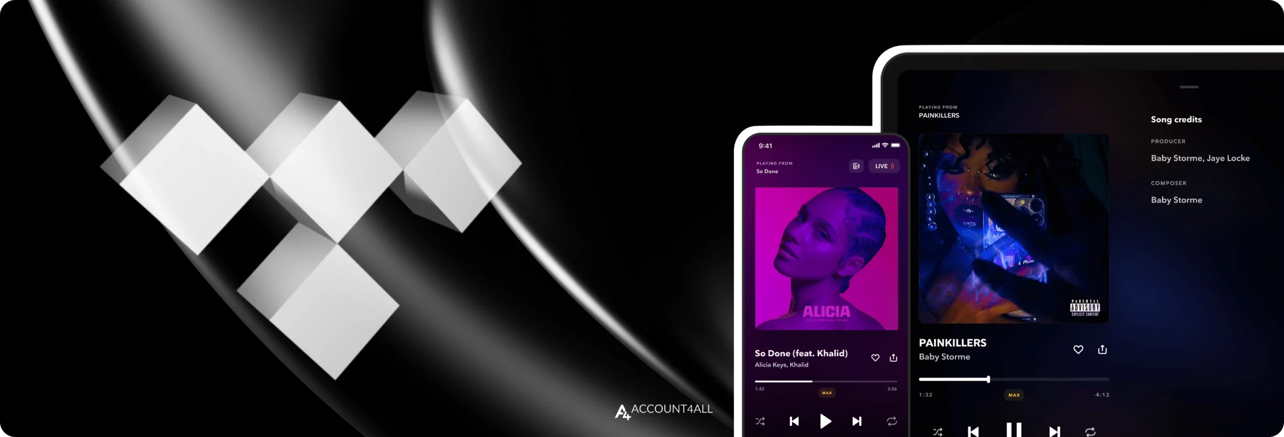 خرید اکانت Tidal