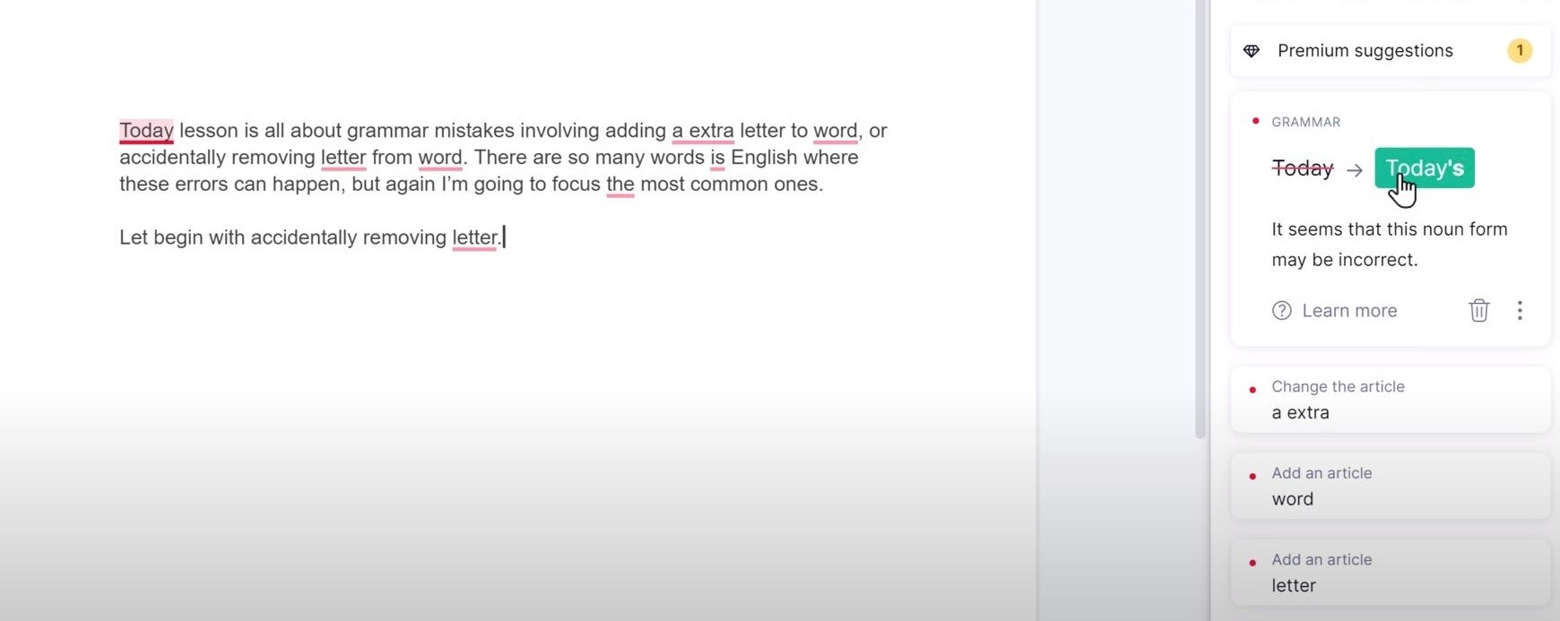 گرامرلی پرمیوم